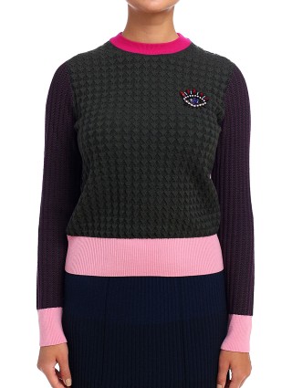 Зелёный свитер KENZO: фото 4 - Invogue